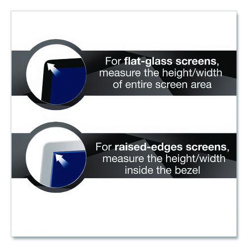 Image of 3M PF195W9B Frameless Blackout Privacy Filter for 19.5" Widescreen Flat Panel Monitor, 16:9 Aspect Ratio