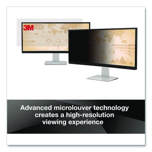Image of 3M PF195W9B Frameless Blackout Privacy Filter for 19.5" Widescreen Flat Panel Monitor, 16:9 Aspect Ratio
