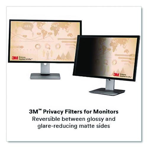 Image of 3M PF195W9B Frameless Blackout Privacy Filter for 19.5" Widescreen Flat Panel Monitor, 16:9 Aspect Ratio