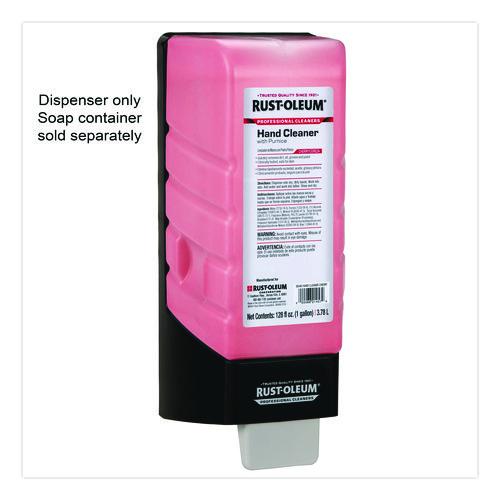 Image of Rust-Oleum® 383464 Professional Hand Cleaner with Pumice Dispenser, 6.63 x 6.63 x 7.63, Black