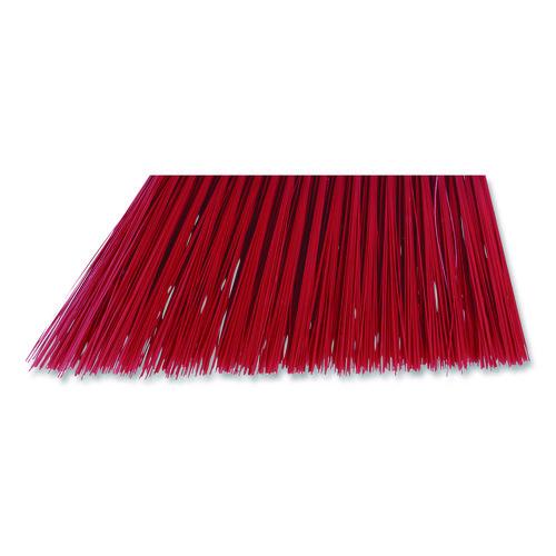 Image of Nexstep Commercial Products 91284 MaxiPlus Angle Broom, 56" Length, Red/Black