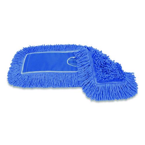 Image of Nexstep Commercial Products 94072 MaxiTwist Microfiber Dust Mops, Microfiber, 24" x 5", Blue
