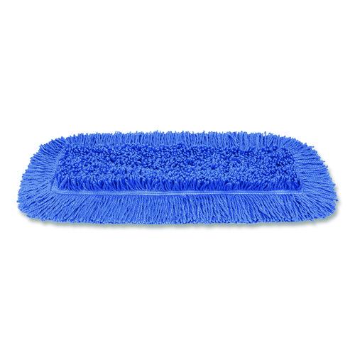 Image of Nexstep Commercial Products 94072 MaxiTwist Microfiber Dust Mops, Microfiber, 24" x 5", Blue
