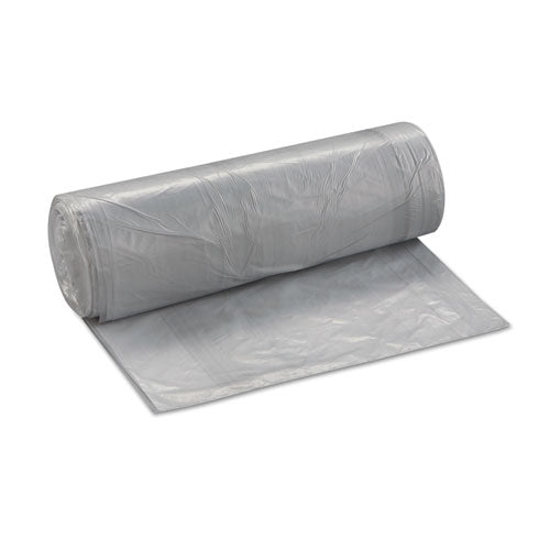 Image of Inteplast Group WSL3036HVN Low-Density Commercial Can Liners, 30 gal, 0.58 mil, 30" x 36", Clear, Interleaved Roll, 25 Bags/Roll, 10 Rolls/Carton