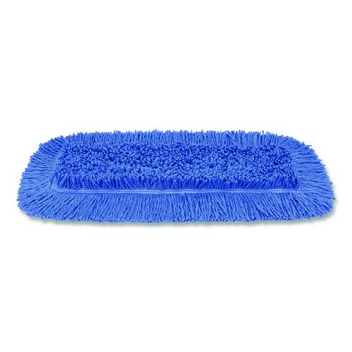 Image of Nexstep Commercial Products 94074 MaxiTwist Microfiber Dust Mops, Microfiber, 36" x 5", Blue
