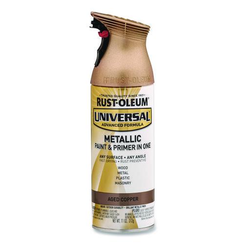 Image of Rust-Oleum® 249132 Universal Premium Spray Paint, Aged Copper, 12 oz Aerosol Can