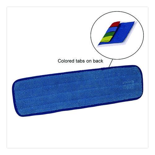 Image of Nexstep Commercial Products 96964-12 MaxiPlus Microfiber Pads, 18", Blue