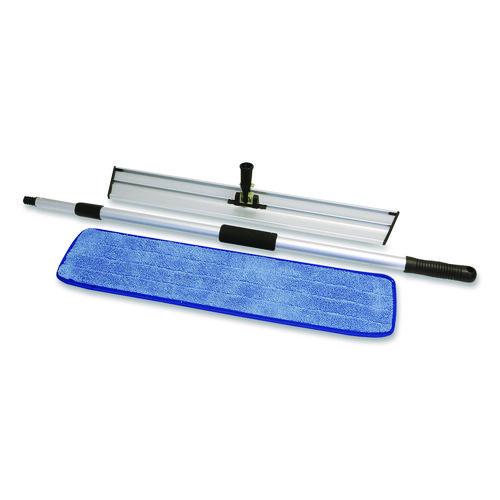 Image of Nexstep Commercial Products 96964-12 MaxiPlus Microfiber Pads, 18", Blue