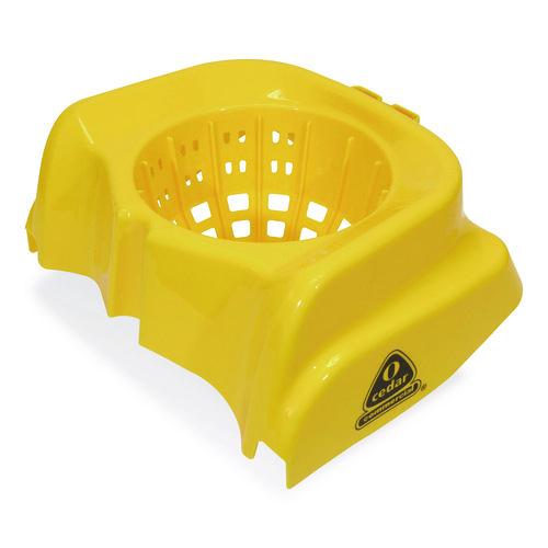 Image of Nexstep Commercial Products 96979 MaxiRough Institutional Mop Bucket and Wringer, 35 qt, Yellow