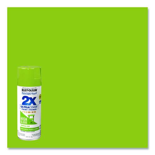Image of Rust-Oleum® 331179 Painter's Touch 2X Ultra Cover Spray Paint, High Gloss Tropical Leaf, 12 oz Aerosol Can, 6/Carton