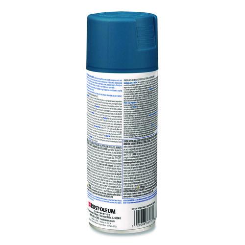 Image of Rust-Oleum® 331188 Painter's Touch 2X Ultra Cover Spray Paint, Ultra Matte Blue, 12 oz Aerosol Can, 6/Carton
