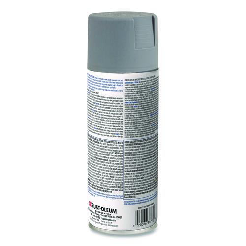 Image of Rust-OleumÂ® Painter's Touch 2X Ultra Cover Spray Paint, Flat Gray, 12 oz Aerosol Can, 6/Carton
