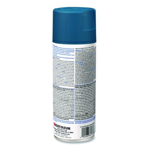 Image of Rust-Oleum® 331188 Painter's Touch 2X Ultra Cover Spray Paint, Ultra Matte Blue, 12 oz Aerosol Can