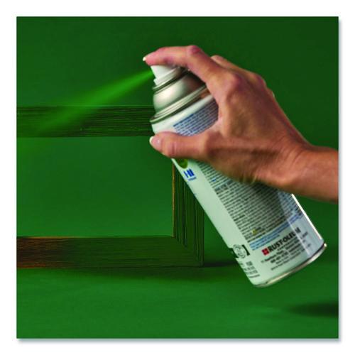 Image of Rust-Oleum® 334034 Painter's Touch 2X Ultra Cover Spray Paint, Gloss Hunter Green, 12 oz Aerosol Can, 6/Carton
