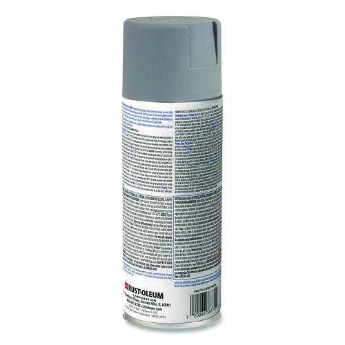 Image of Rust-Oleum® 334017 Painter's Touch 2X Ultra Cover Spray Paint, Flat Gray, 12 oz Aerosol Can