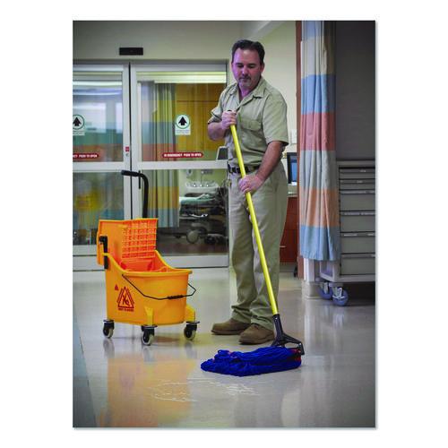 Image of Nexstep Commercial Products 97207 MaxiPlus Microfiber Loop-End Mop, Microfiber, 24 oz, Blue