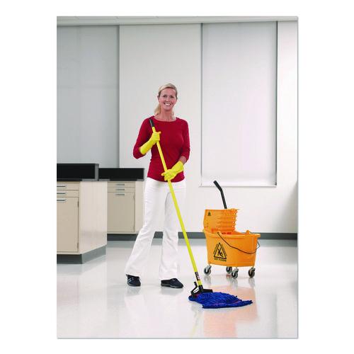 Image of Nexstep Commercial Products 97207 MaxiPlus Microfiber Loop-End Mop, Microfiber, 24 oz, Blue