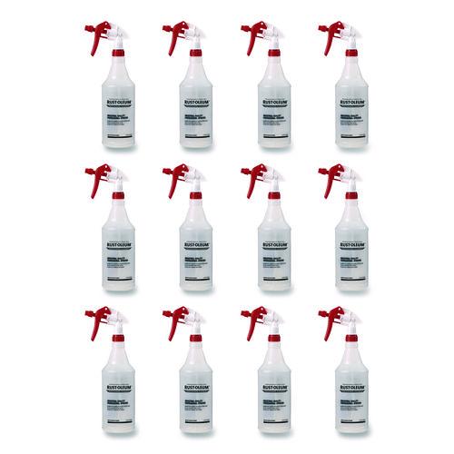 Image of Rust-Oleum® 394872 Empty Trigger Sprayer, 32 oz, Clear, 12/Carton