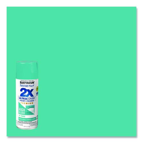 Image of Rust-Oleum® 331175 Painter's Touch 2X Ultra Cover Spray Paint, High Gloss St. Tropez, 12 oz Aerosol Can