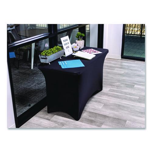Image of Iceberg Igear Fabric Table Cover, Polyester/spandex, 24" X 48", Black