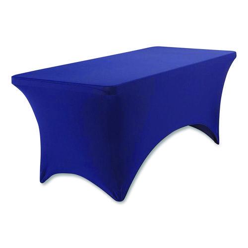 Image of Iceberg 16526 Igear Fabric Table Cover, Polyester/spandex, 30 "x 72", Blue