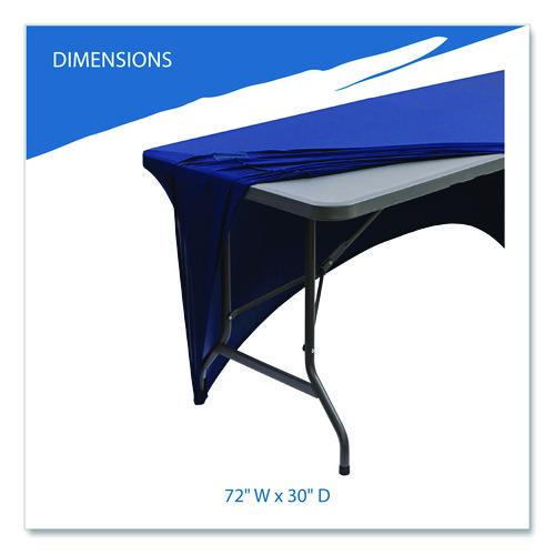 Image of Iceberg 16526 Igear Fabric Table Cover, Polyester/spandex, 30 "x 72", Blue