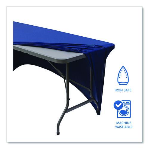 Image of Iceberg 16526 Igear Fabric Table Cover, Polyester/spandex, 30 "x 72", Blue