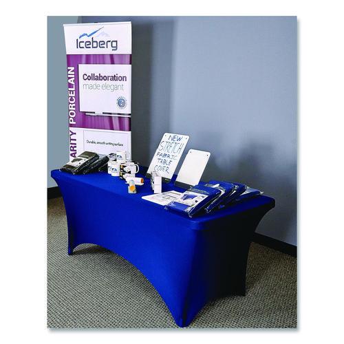 Image of Iceberg 16526 Igear Fabric Table Cover, Polyester/spandex, 30 "x 72", Blue