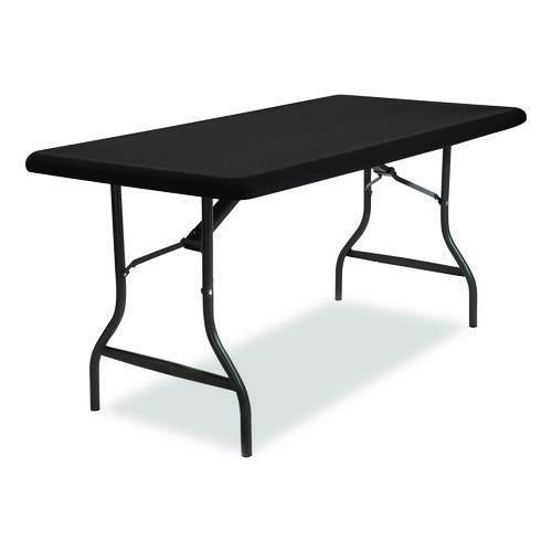 Image of Iceberg 16621 iGear Fabric Table Top Cap Cover, Polyester/Spandex, 30" x 72", Black