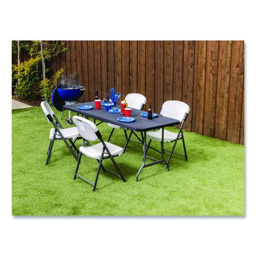 Image of Iceberg 16621 iGear Fabric Table Top Cap Cover, Polyester/Spandex, 30" x 72", Black