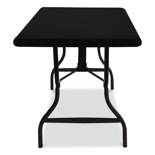Image of Iceberg 16631 iGear Fabric Table Top Cap Cover, Polyester/Spandex, 30" x 96", Black