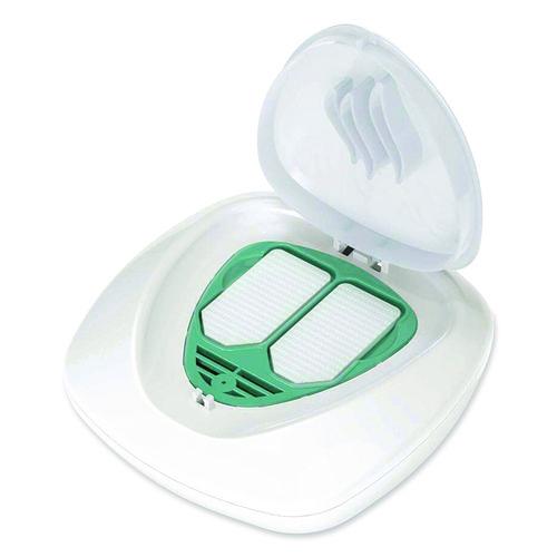 Image of Vicks® V1800BXNV2 Waterless Tabletop Vaporizer Plus,1.9 x 5.3 x 7.5, White/Mint Green