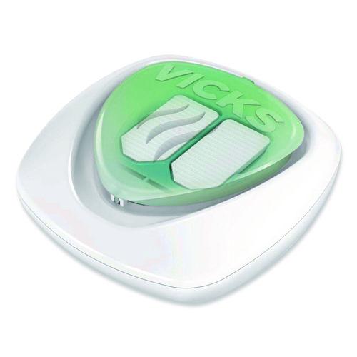 Image of Vicks® V1800BXNV2 Waterless Tabletop Vaporizer Plus,1.9 x 5.3 x 7.5, White/Mint Green