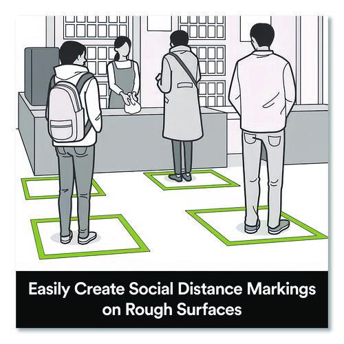 Image of Scotch® 206036AP Rough Surface Extra Strength Painter's Tape, 3" Core, 1.41" x 60.1 yds, Green