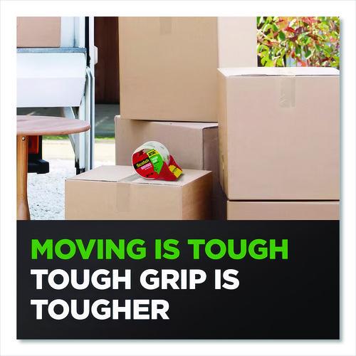 Image of Scotch® 3500-40-6 Tough Grip Moving Packaging Tape, 3" Core, 1.88" X 43.7 Yds, Clear, 6/pack