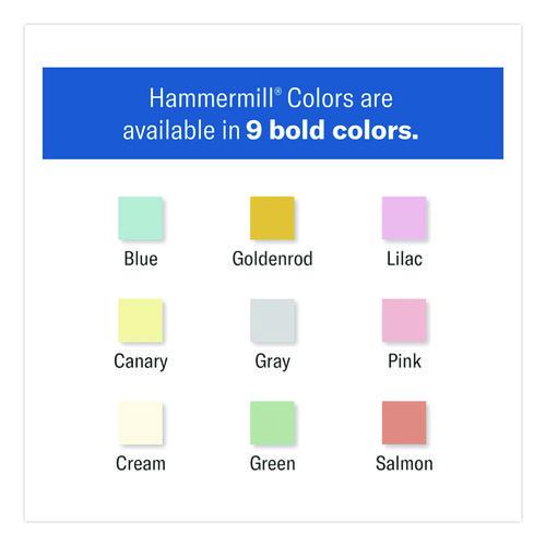 Image of Hammermill® 103374 Fore Multipurpose Print Paper, 20 lb Bond Weight, 8.5 x 14, Light Green, 500/Ream