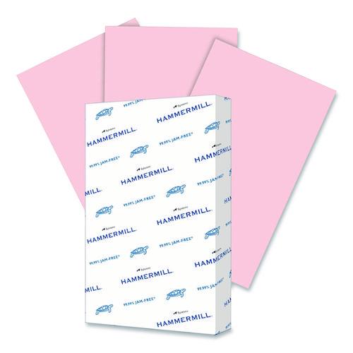 Image of Hammermill® 103390 Fore Multipurpose Print Paper, 20 lb Bond Weight, 8.5 x 14, Pink, 500/Ream