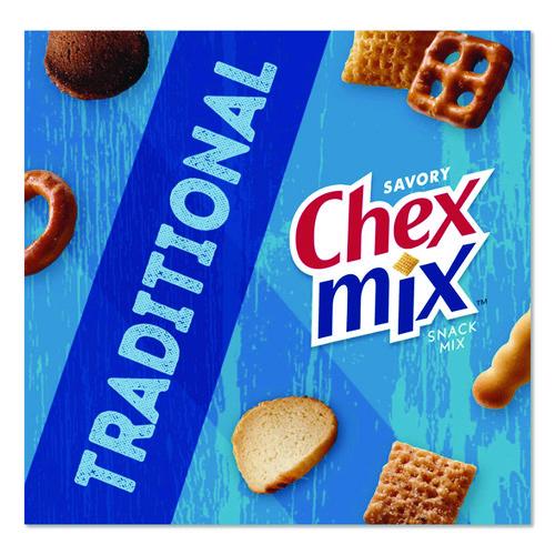 Image of Chex Mix® GEM1240 Traditional Snack Mix, 1.75 Oz Snack Pack, 60 Packs/carton