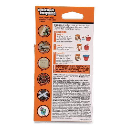 Image of Gorilla® 5000206 Original Formula Glue, 2 Oz, Dries Light Brown