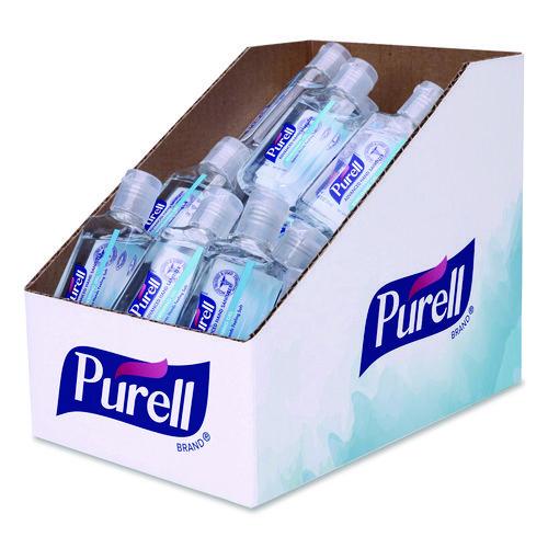 Image of PURELL® 3901-36-BWL Advanced Hand Sanitizer Refreshing Gel, 1 oz Flip-Cap Bottle with Display Box, Clean Scent, 36/Bowl