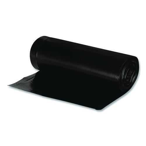 Image of Earthsense® Commercial 1507783 Linear Low Density Recycled Can Liners, 16 gal, 0.85 mil, 24" x 33", Black, 25 Bags/Roll, 20 Rolls/Carton