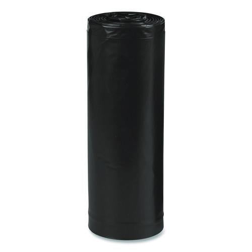 Image of Earthsense® Commercial 1507783 Linear Low Density Recycled Can Liners, 16 gal, 0.85 mil, 24" x 33", Black, 25 Bags/Roll, 20 Rolls/Carton
