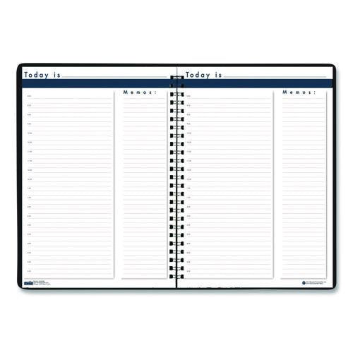 Image of House of Doolittle HOD58807 Recycled Undated Assignment Book For Intermediate Grades, 40-Weeks: Eight-Subject Day, Blue Cover, (100) 11 x 8.5 Sheets