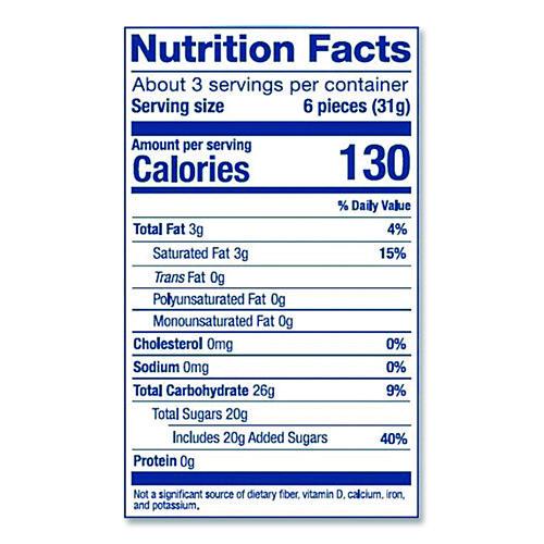 Image of Hi-Chew MOR00434 Fruit Chews, Tropical, Peg Bag 3.53 Oz, 6/carton