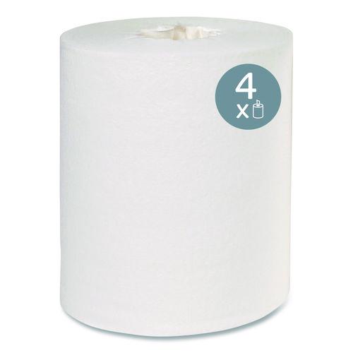 Image of Kleenex® 01320 Premiere Center-Pull Towels, Perforated, 1-Ply, 8 x 14.2, White, 250/Roll, 4 Rolls/Carton