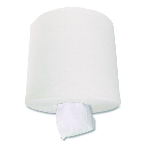 Image of Kleenex® 01320 Premiere Center-Pull Towels, Perforated, 1-Ply, 8 x 14.2, White, 250/Roll, 4 Rolls/Carton