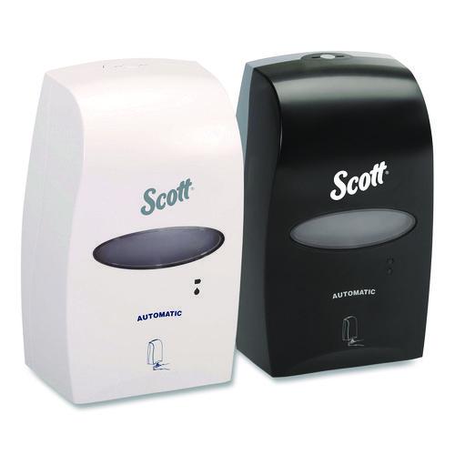 Image of Scott® 12979 Essential Alcohol-Free Foam Hand Sanitizer, 1,200 mL Cassette, Unscented, 2/Carton