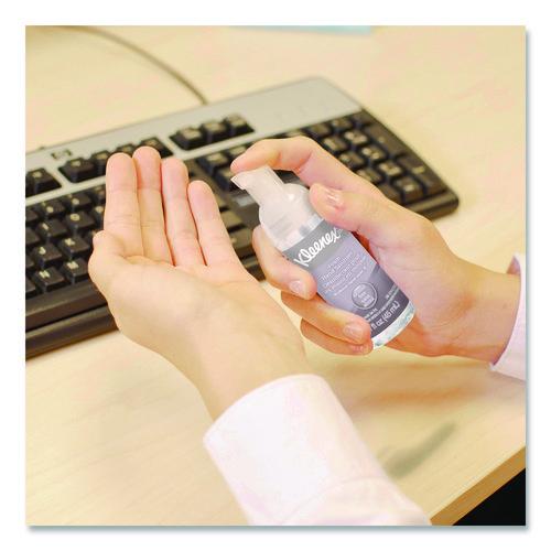 Image of Kleenex® 34136 Alcohol-Free Foam Hand Sanitizer, 1.5 Oz Pump Bottle, Unscented, 24/carton