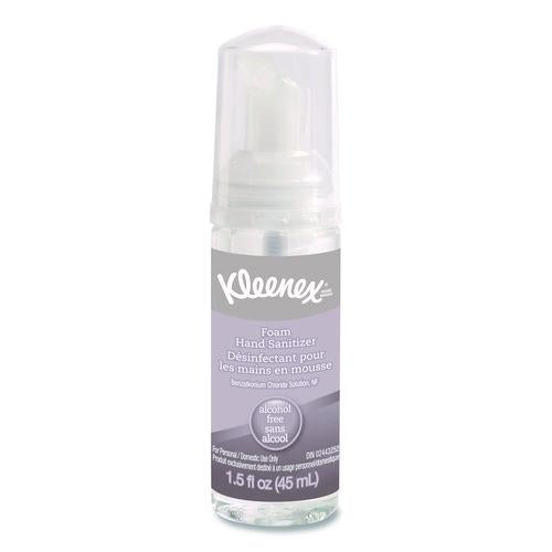 Image of Kleenex® 34136 Alcohol-Free Foam Hand Sanitizer, 1.5 Oz Pump Bottle, Unscented