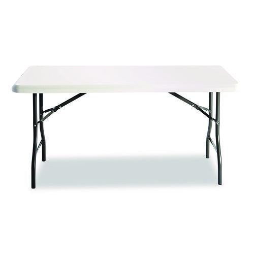 Image of Iceberg IndestrucTable Industrial Folding Table, Rectangular, 60" x 30" x 29", Platinum